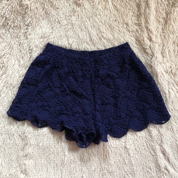 Free People Pants - Free people lace scallop lace shorts